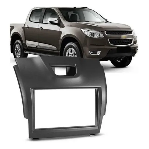 Moldura Dvd 2 Din Gm S10 2012 2013 2014 2015 Foto 1