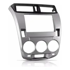 Moldura Dvd 2 Din Honda City 2009 A 2014 Ar Anal贸gico Foto mini 4