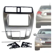 Moldura Dvd 2 Din Honda City 2009 A 2014 Ar Digital Foto mini 1