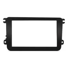 Moldura Dvd 2 Din Jetta Passat Amarok Tiguan Black Piano Foto mini 3