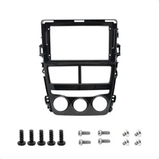 Moldura Dvd 2 Din Yaris Ar Anal贸gico 2018 2019 Black Piano Foto mini 3
