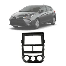 Moldura Dvd 2 Din Yaris Ar Anal贸gico 2018 2019 Black Piano Foto mini 1