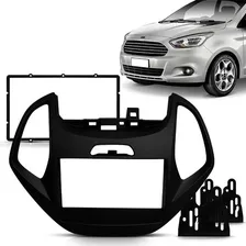 Moldura Dvd Multimídia 2din Ka/ka+ 15/18 Borda Preto Foto mini  2