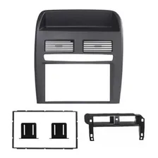 Moldura Dvd Painel 2 Din Fiat Linea 2008 A 2014 Grafite Foto mini 3