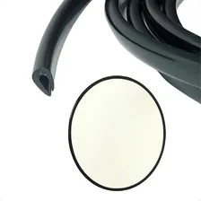 Moldura Flexivel Preta Auto Adesiva de Encaixe Para Espelho de Qualquer Formato Rolo Com 50 Metros Inove Papéis De Parede cor Preto Foto mini 4