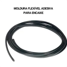 Moldura Flexivel Preta Auto Adesiva de Encaixe Para Espelho de Qualquer Formato Rolo Com 50 Metros Inove Papéis De Parede cor Preto Foto mini  3