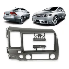 Moldura Honda Civic 2 Din 9 Polegadas Grafite 2007 A 2011 Foto mini 1