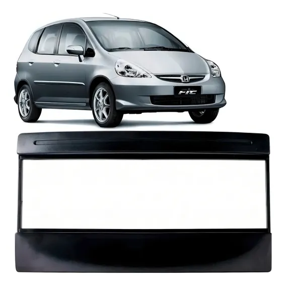 Moldura Honda Fit Automotiva 1 Din 03/07 Cd Mp3 Radio Usb Foto 1