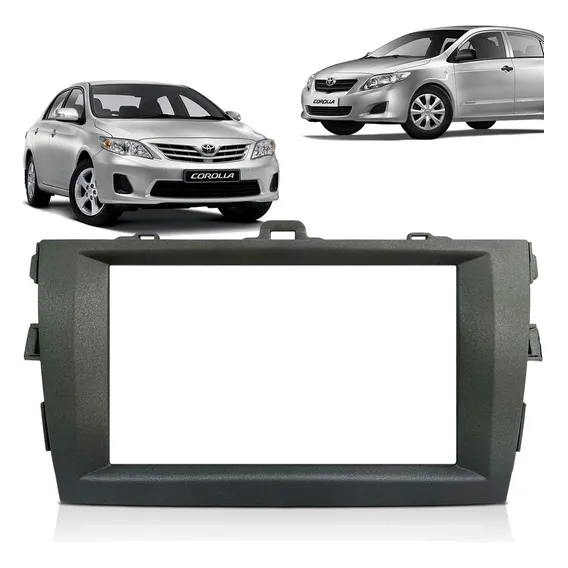Moldura Multimidia 2 Din Corolla 2009 2010 2011 2012 2013 Foto 1