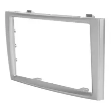 Moldura Multimidia 2 Din Peugeot 308 408 Prata Foto mini  3