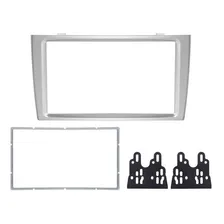 Moldura Multimidia 2 Din Peugeot 308 408 Prata Foto  mini 1