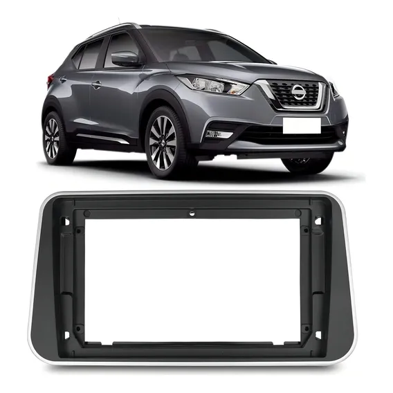 Moldura Multimidia 9 Polegadas Nissan Kicks 2016 A 2021 Foto 1