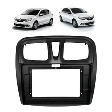 Moldura Multimidia Tela 10 Polegadas Renault Sandero Logan Foto mini 1