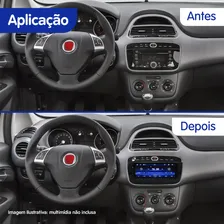 Moldura Painel 1 Din Punto 2012 À 2017 Linea 2015 2016 Foto mini 4