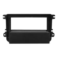 Moldura Painel 1/2 Din Dvd Amarok Jetta Passat Tiguan Prata Foto mini 4