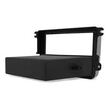 Moldura Painel 1/2 Din Dvd Amarok Jetta Passat Tiguan Prata Foto mini 3