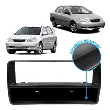 Moldura Painel 1din Toyota Corolla Fielder 2003 A 2008 Preto Foto mini 1