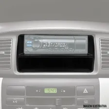 Moldura Painel 1din Toyota Corolla Fielder 2003 A 2008 Preto Foto mini 4