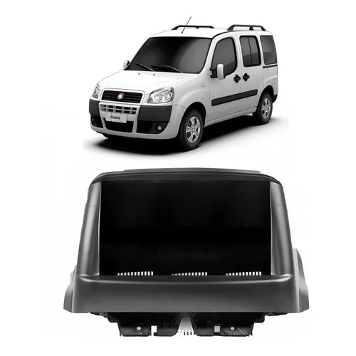 Moldura Painel 2 Din Doblo 2000 2001 A 2018 Multimidia Dvd Foto 1