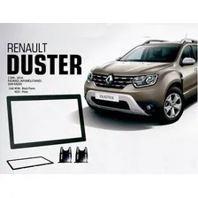 Moldura Painel 2 Din Duster Oroch 2018 Sem Rádio Preto Foto mini 2