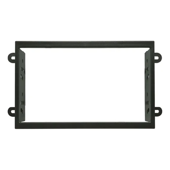 Moldura Painel 2 Din Dvd Gm Chevrolet Spin 2013 À 2018 Cinza Foto 1