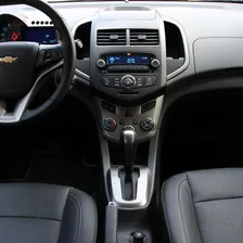 Moldura Painel 2 Din Dvd Grafite Sonic Hatch Sedan 2012/2015 Foto mini 3