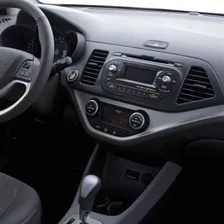Moldura Painel 2 Din Dvd Kia Picanto 2012 À 2017 Expex Preta Foto mini 3