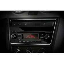 Moldura Painel 2 Din Gol Voyage Saveiro G6 Cor Prata Foto mini 4