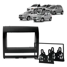 Moldura Painel 2 Din Idea 2009 2010 Dvd Multimidia Preto Foto mini 1