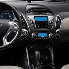 Moldura Painel 2 Din IX35 2010 Ã 2018 Dvd Multimidia Mp5 Preta Foto mini 2