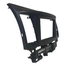Moldura Painel 2 Din Mitsubishi Lancer Preto Fosco Foto mini 2
