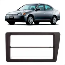 Moldura Painel 2 Din Multimidia Dvd Mp5 Civic 2004 2005 2006 Foto mini 3