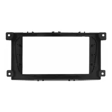 Moldura Painel 2 Din Multimidia Dvd Mp5 Ford Focus Preta Foto mini 2