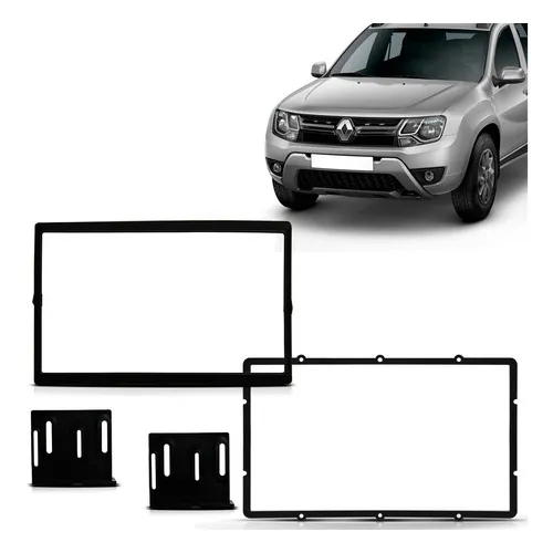 Moldura Painel 2 Din Renault Duster Oroch 2018 - Fiamon 4035 Foto 1