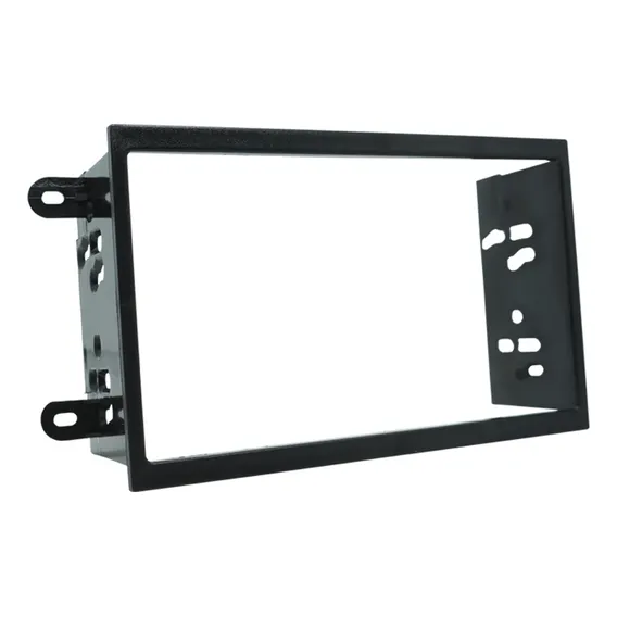 Moldura Painel 2 Din Som Dvd Gm Chevrolet Spin 2013 Ã 2018 Preta Foto 1