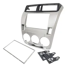 Moldura Painel 2 Din Som Dvd Honda City Ar Anal贸gico 2009/14 Foto mini 3