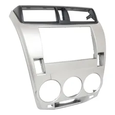 Moldura Painel 2 Din Som Dvd Honda City Ar Anal贸gico 2009/14 Foto mini 1
