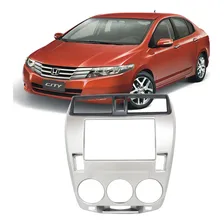 Moldura Painel 2 Din Som Dvd Honda City Ar Anal贸gico 2009/14 Foto mini 2
