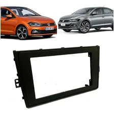 Moldura Painel 2 Din Vw Polo 2017 2018 2019 2020 Foto mini 3