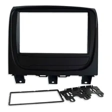 Moldura Painel 2din Fiat Palio Way 2014 A 16 Preta Foto mini 3