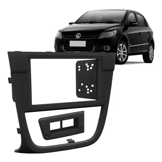 Moldura Painel 2din Gol G5 Voyage Saveiro G5 Para Dvd 2 Din Foto 1
