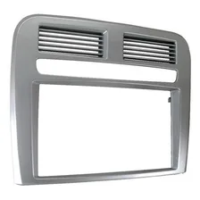 Moldura Painel 2din Mp5 Dvd MultimÃdia Punto 2008-2012 Prata Foto mini 2