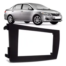 Moldura Painel 2din Multimidia Corolla 2009 A 2013 Preto Foto mini 1