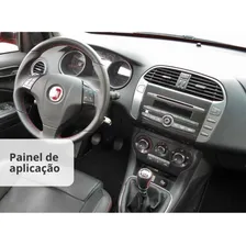 Moldura Painel 2din Multimidia Dvd Fiat Bravo Grafite Foto mini 2