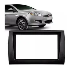 Moldura Painel 2din Multimidia Mp5 Fiat Bravo Preta Foto mini  2
