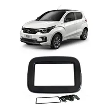 Moldura Painel 2din Multimidia Mp5 Fiat Mobi Basico B Piano Foto  mini 1