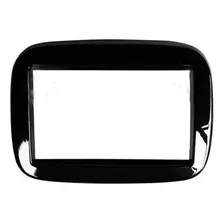 Moldura Painel 2din Multimidia Mp5 Fiat Mobi Basico B Piano Foto mini  2