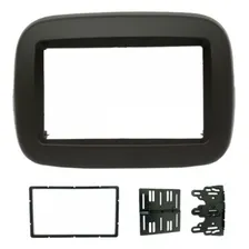 Moldura Painel 2din Multimidia Mp5 Fiat Mobi Marron Fiamon Foto mini 3