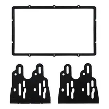 Moldura Painel 2din Multimidia Mp5 Toyota Yaris Preta Fosca Foto mini 2