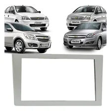 Moldura Painel 2din Vectra Meriva Corsa Montana - Cinza Foto mini  2